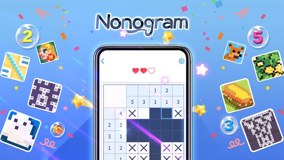 Nonogram - 색 노노그램 네모네모로직 게임 스크린 샷