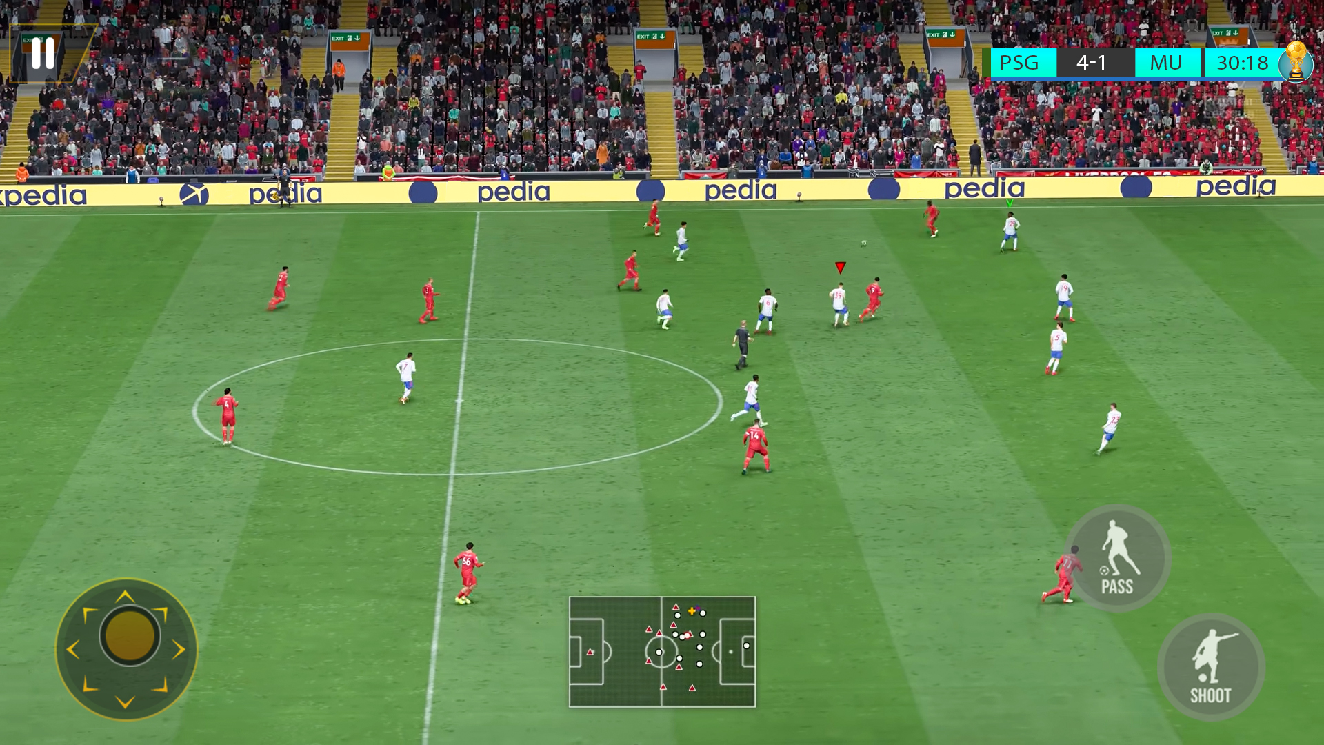 Football league soccer game 23 ゲームのスクリーンショット