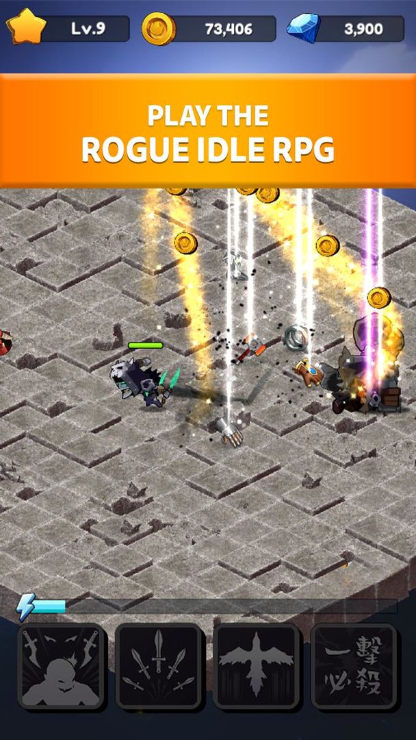 Rogue Idle RPG: Epic Dungeon Battle screenshot game