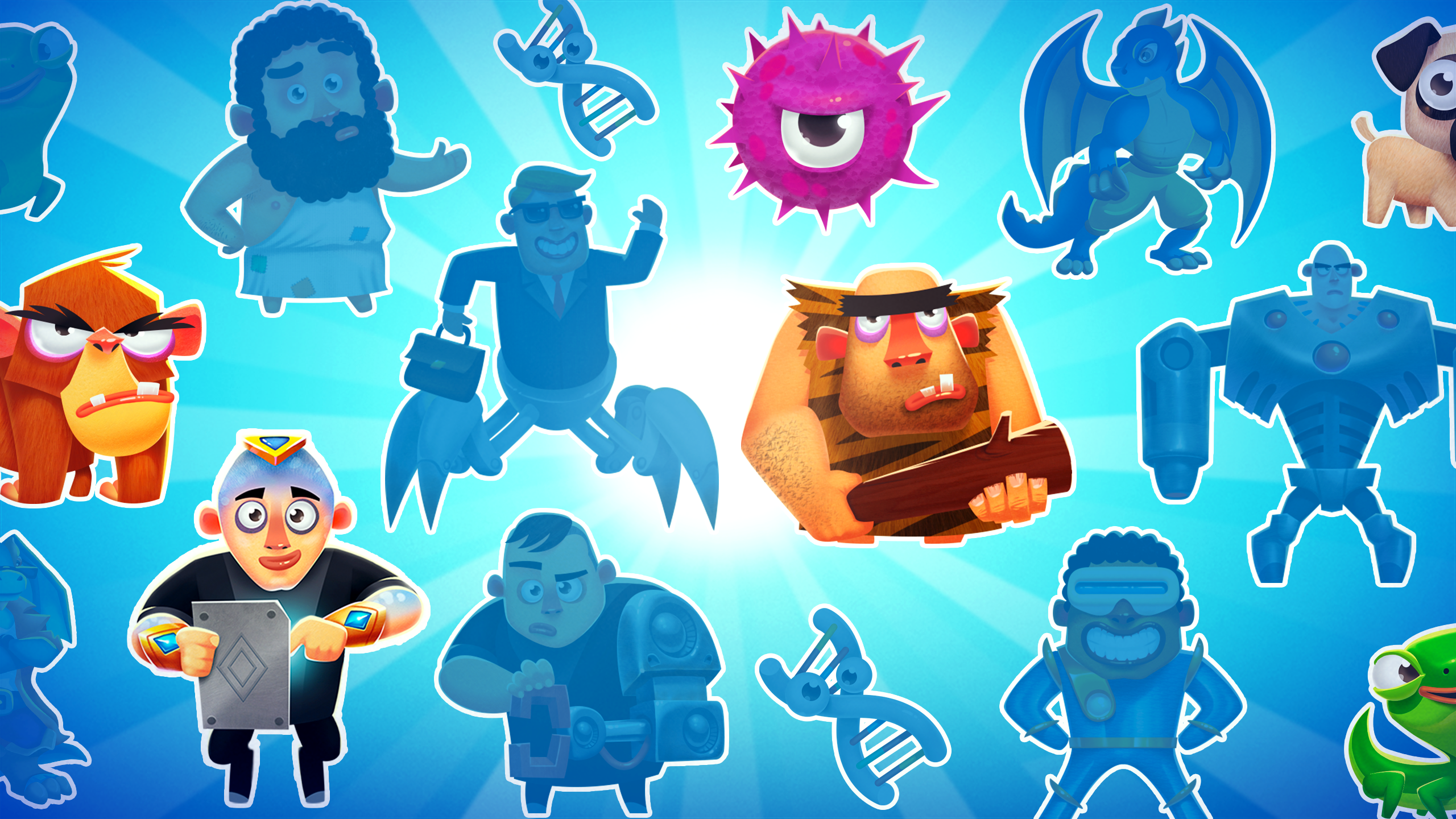 Human Evolution Clicker Game Screenshot