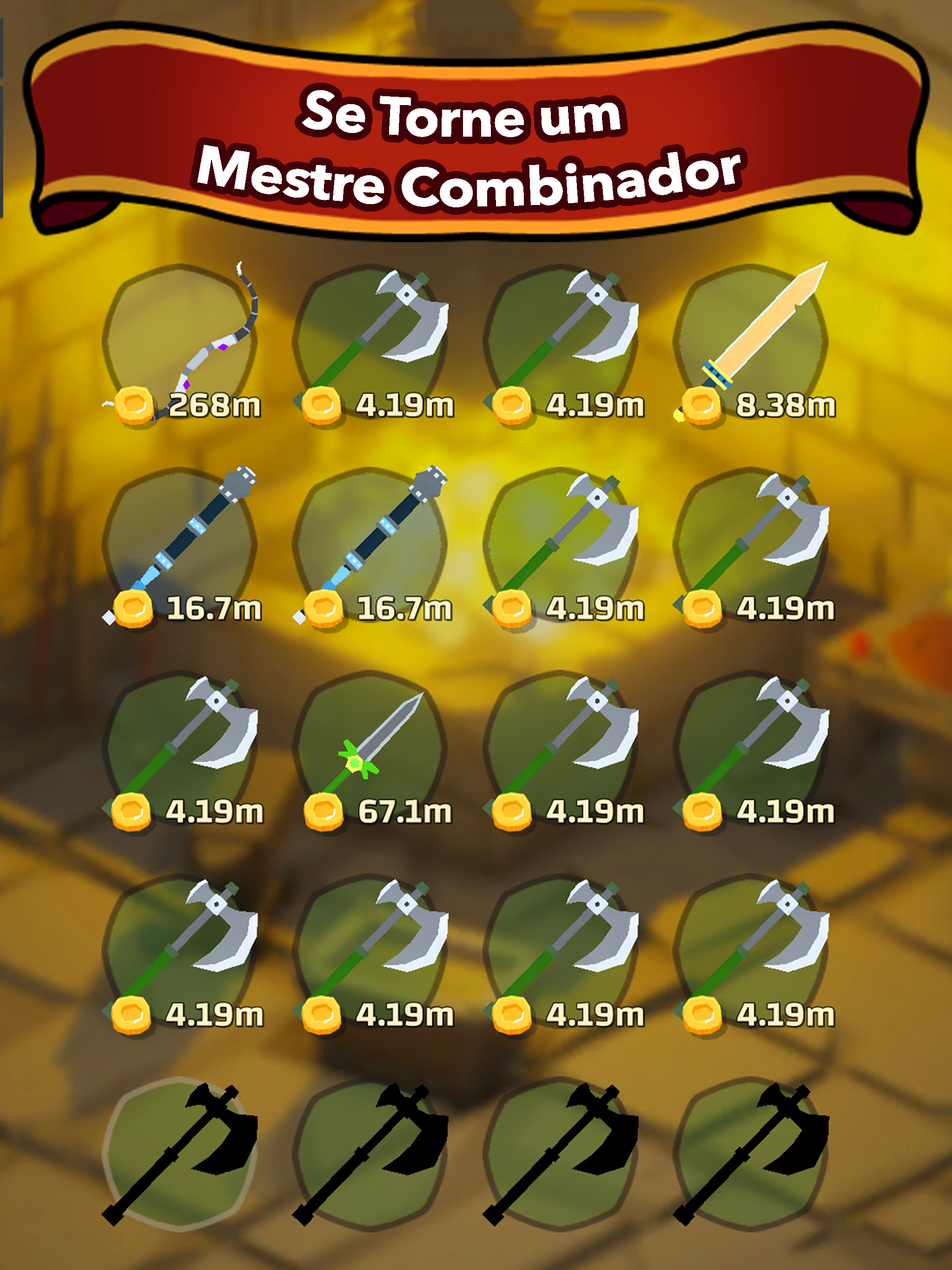 Captura de Tela do Jogo Blacksmith - Merge Idle RPG