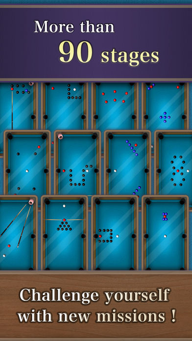 Screenshot of Billiards8 (8 Ball & Mission)