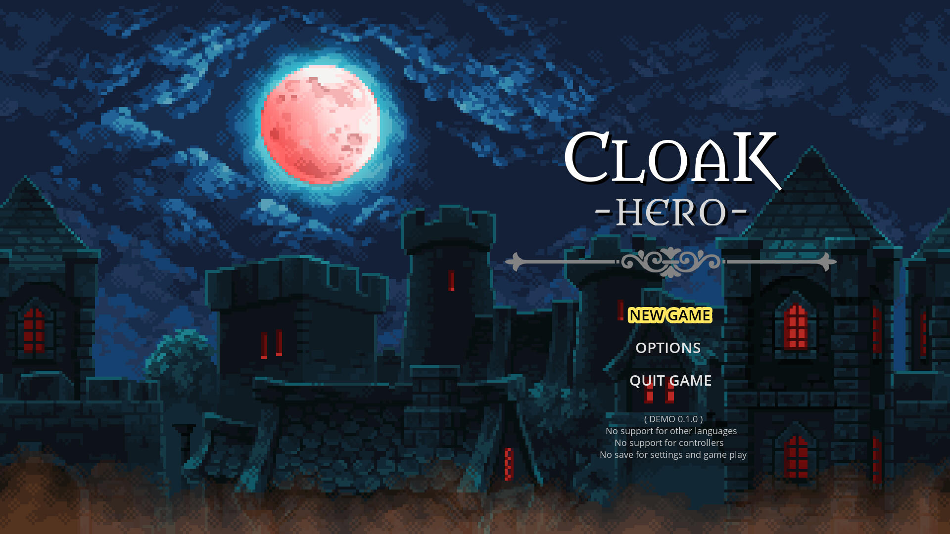 Cloak Hero Game Screenshot