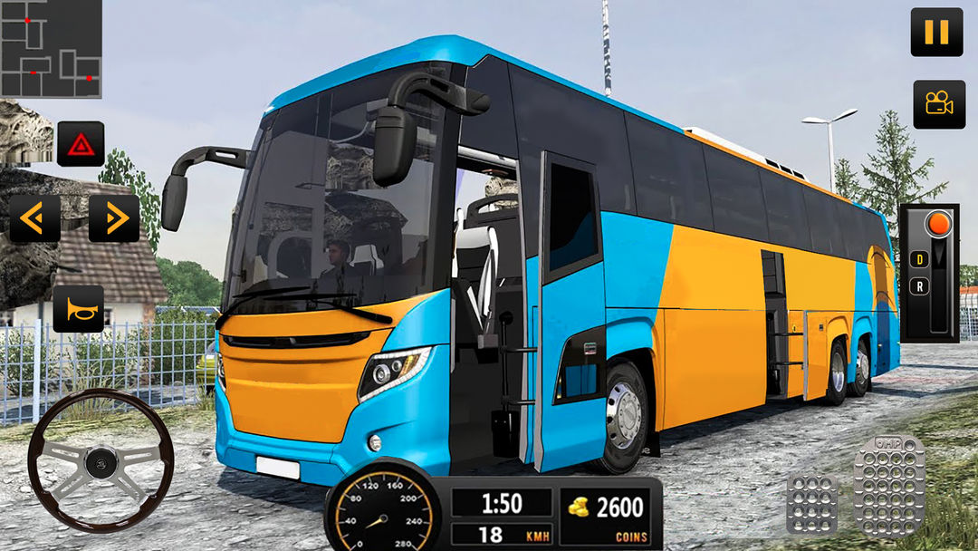 미국 시내 버스 운송: 도시 승객 3D