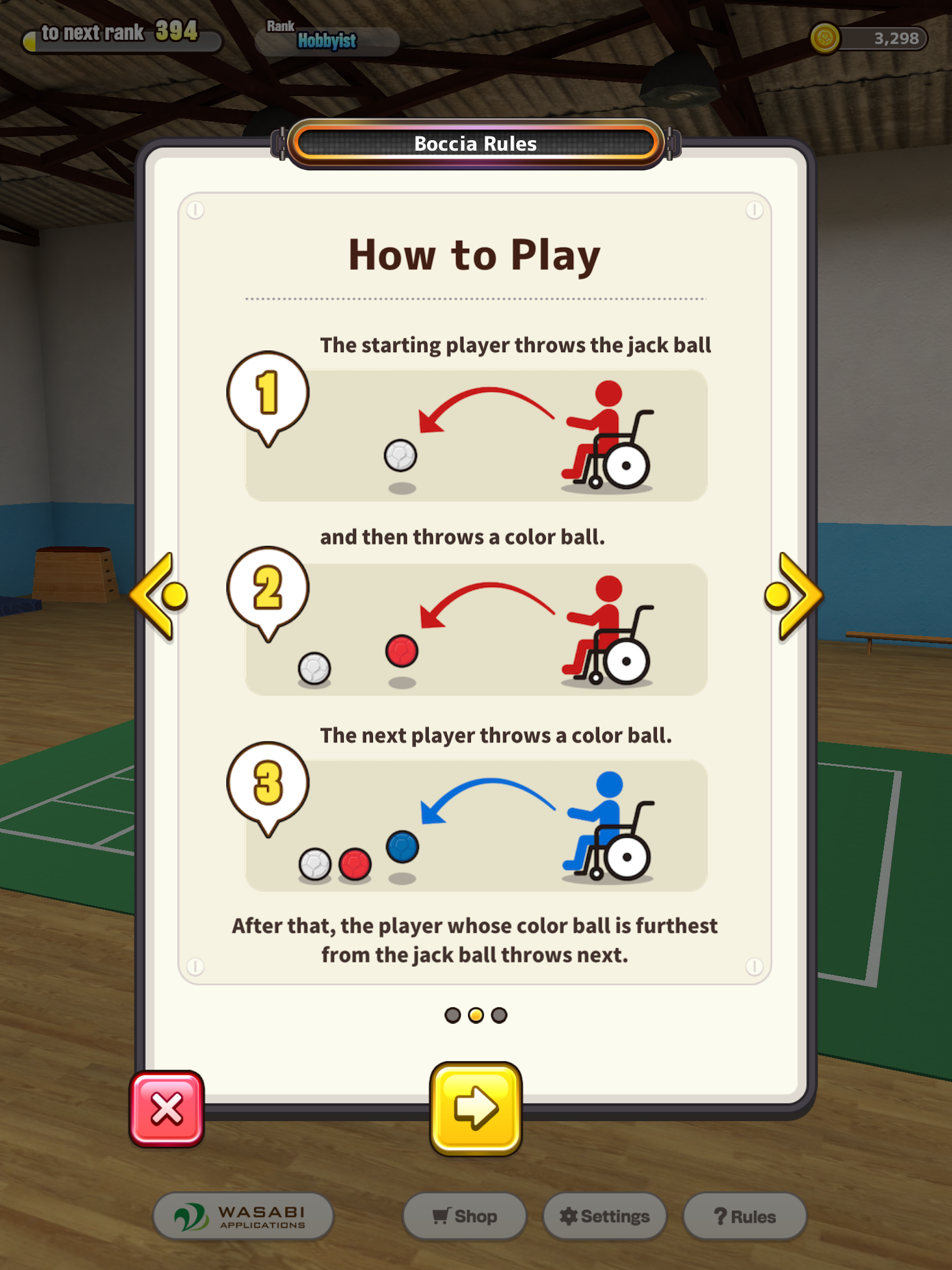 Boccia Battle Game Screenshot