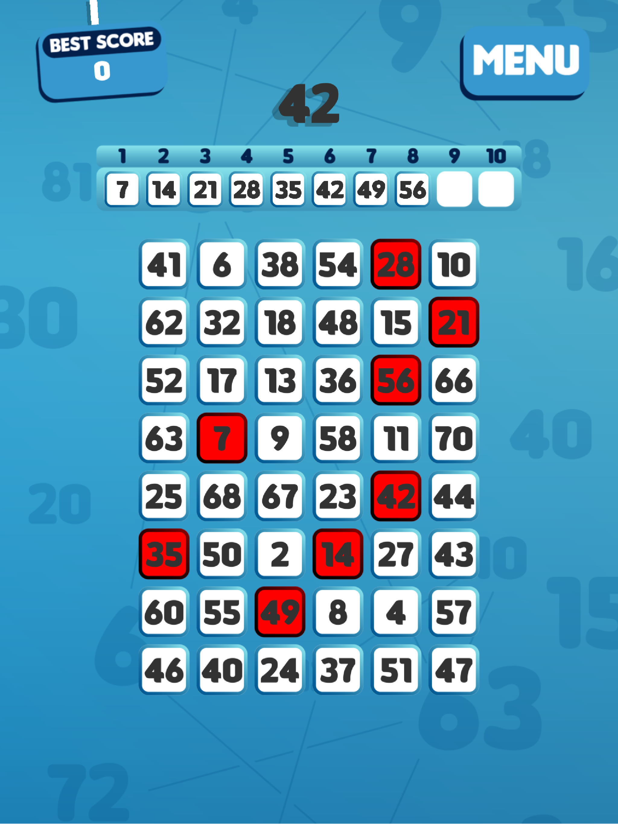 Count With Bucked X Game Screenshot