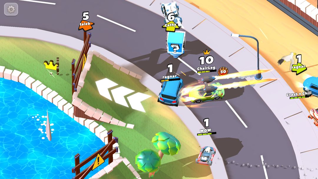 Screenshot of Crash of Cars