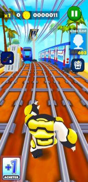 Ben Omnitrix Subway aliens Run Game Screenshot