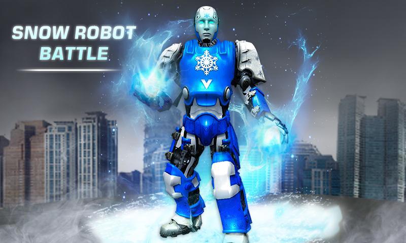 Ice Hero Robot 3D: Flying Robot Fighting Gameのキャプチャ