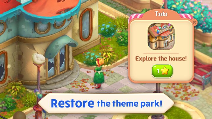 Screenshot 1 of Matchland - Build your Theme Park 1.10.2