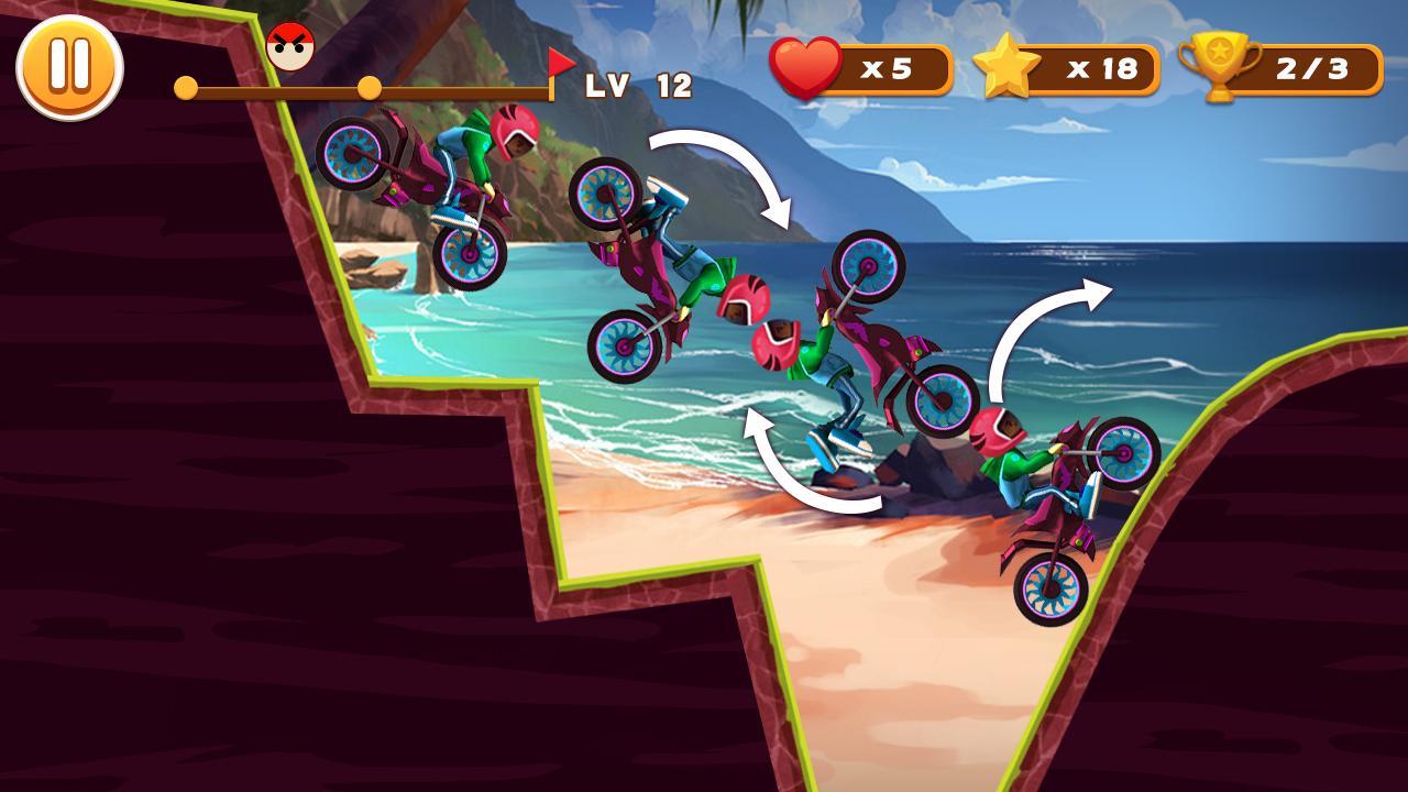 Stunt Moto Racing Game Screenshot