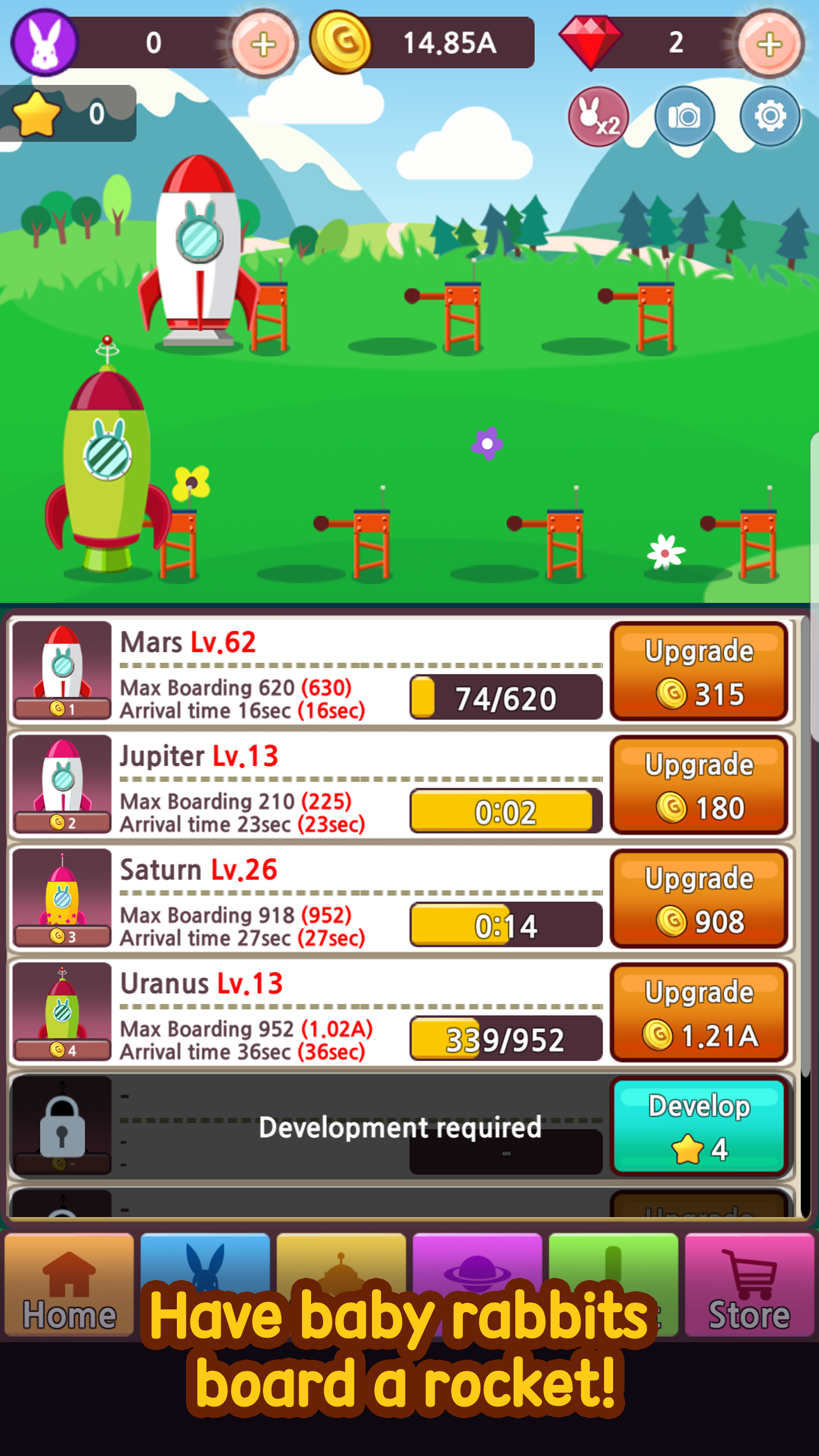 Cuplikan Layar Game Rabbit Planet:Love of Rabbits