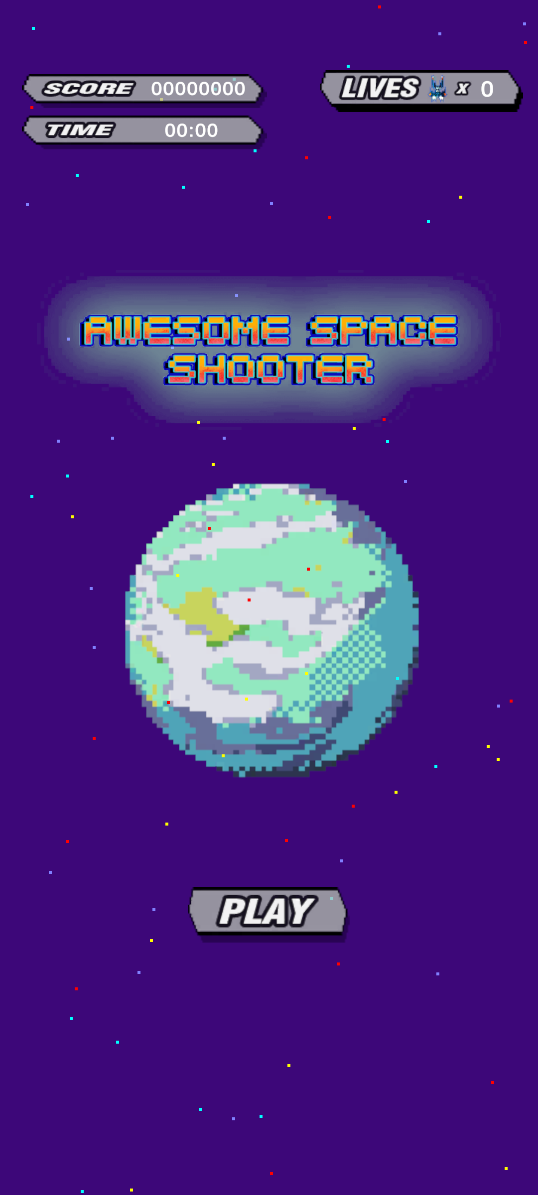 Cuplikan Layar Game Awesome Space Shooter