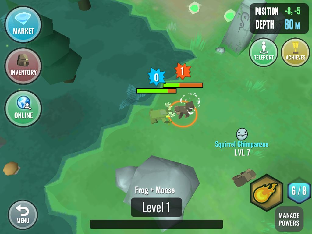 Hybrid Animals screenshot game