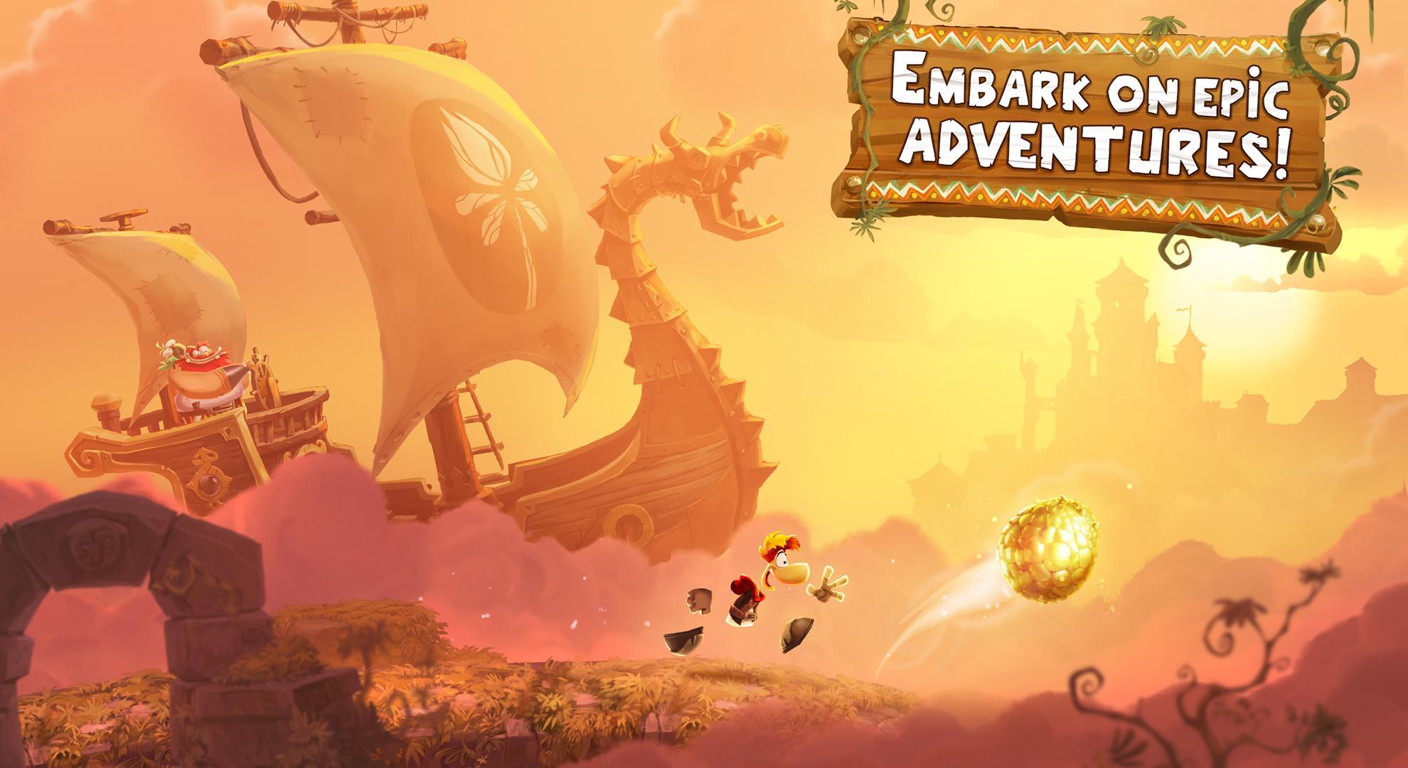 Cuplikan Layar Game Rayman Adventures