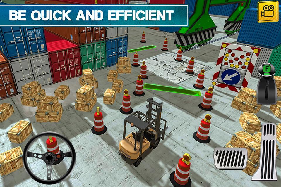 Cuplikan Layar Game Cargo Crew: Port Truck Driver