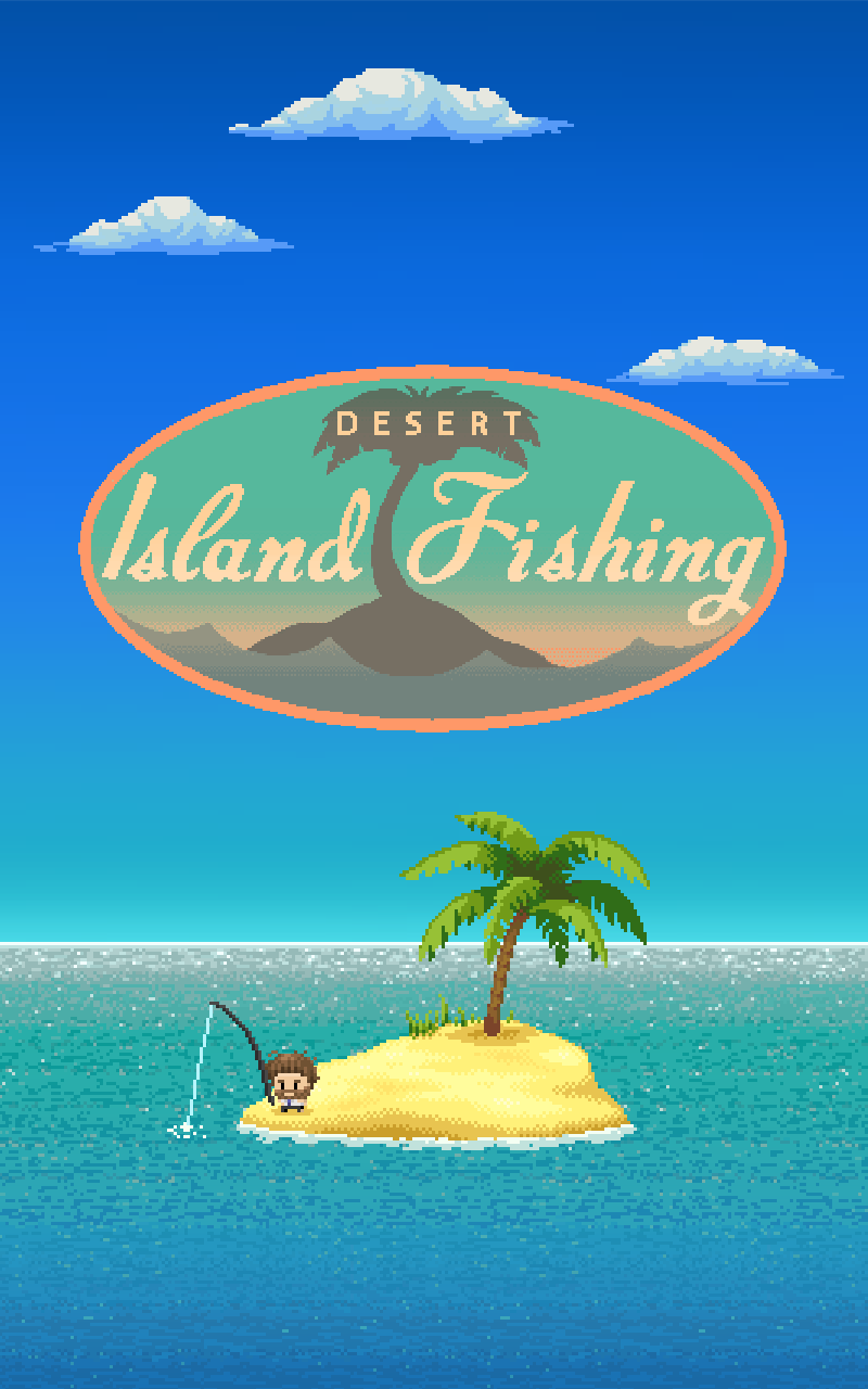 Desert Island Fishing Game Screenshot