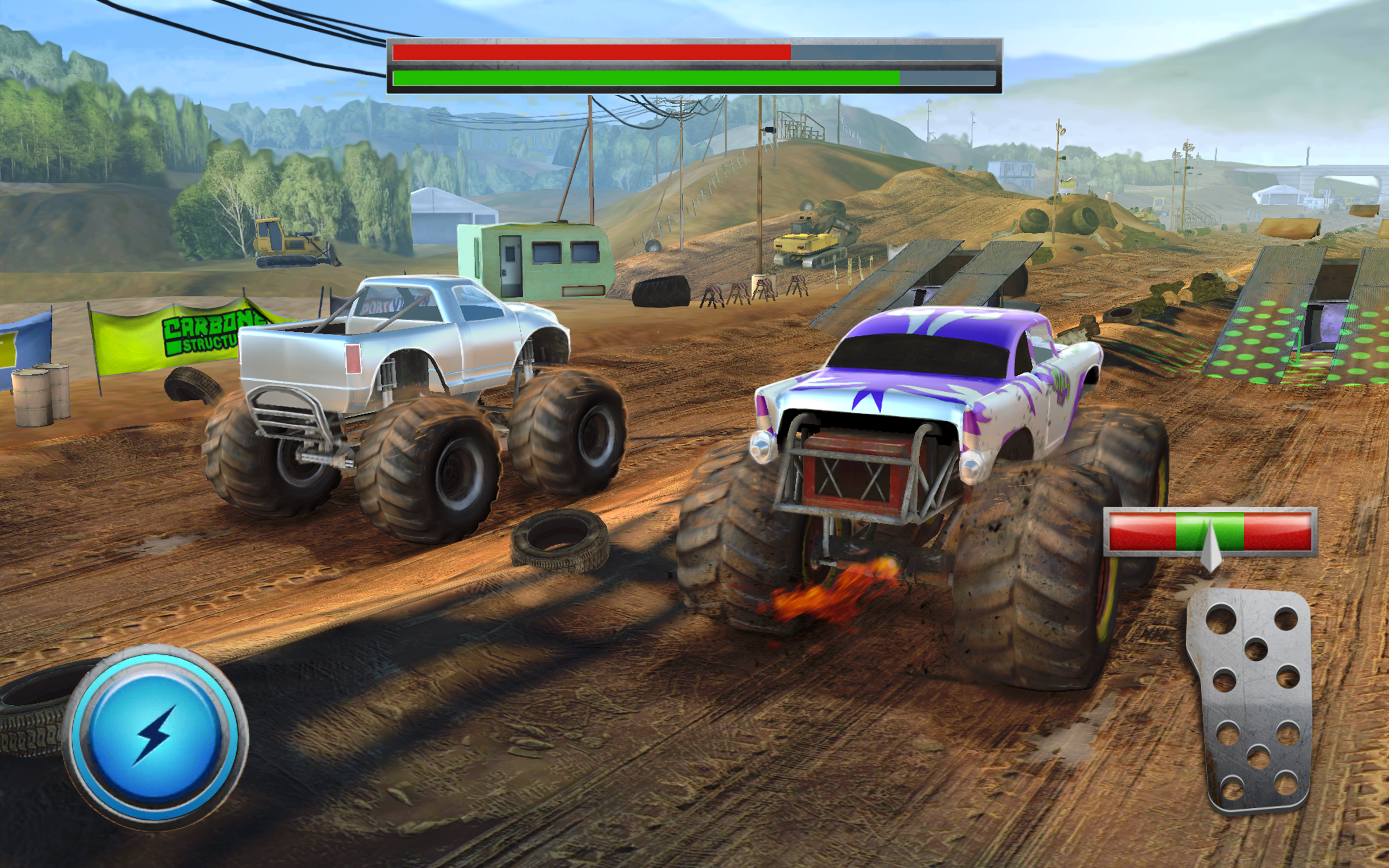 Racing Xtreme 2: Monster Truck Game Screenshot