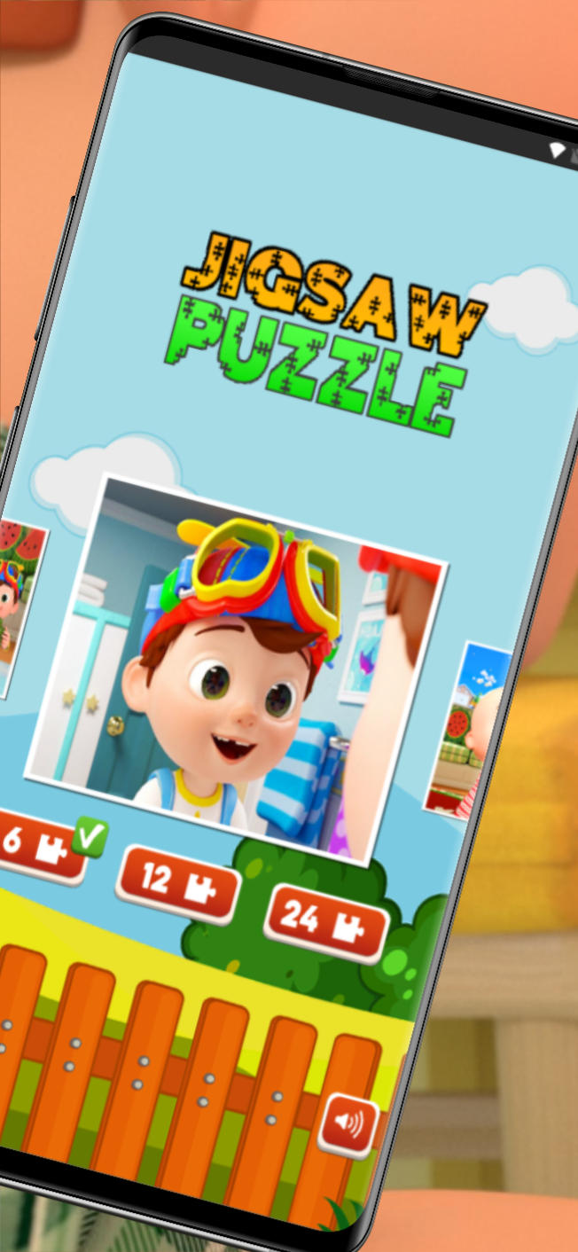 Cocomelon TomTom Puzzle Jigsaw Game Screenshot