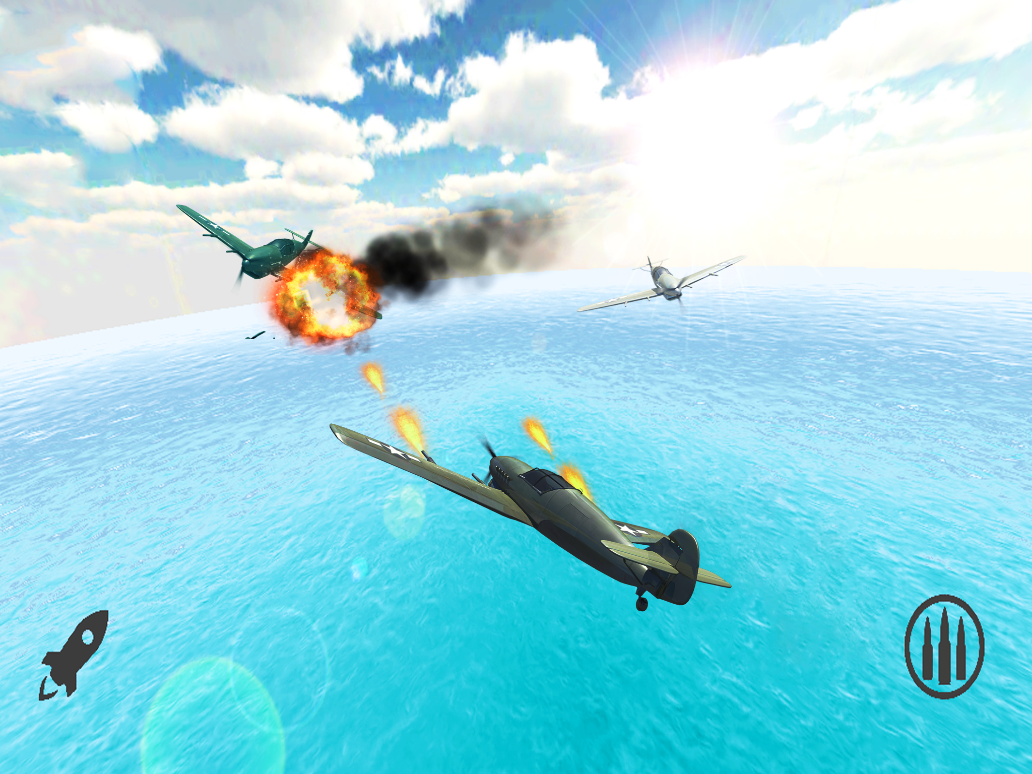 Captura de Tela do Jogo Air Strike HD