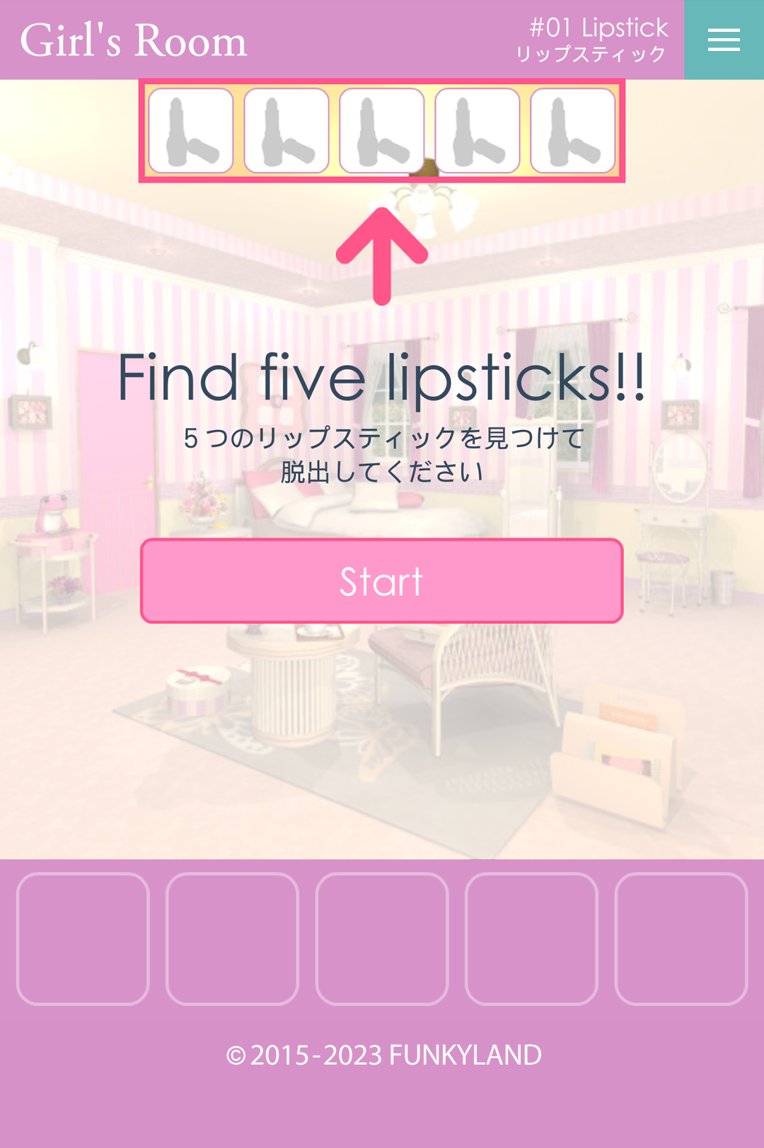 Escape Girl's Room Game Screenshot