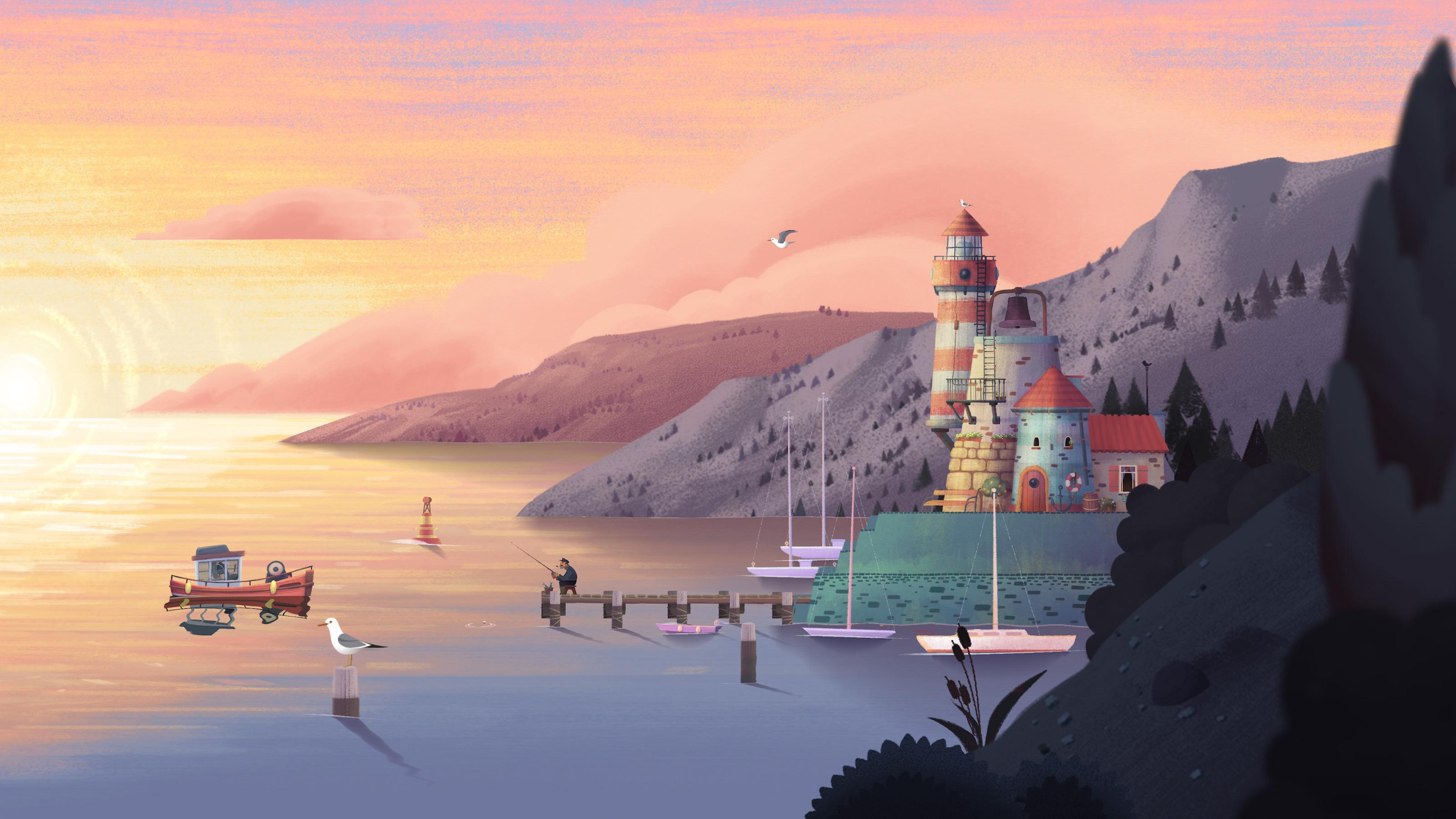 Old Man's Journey Demo Game Screenshot