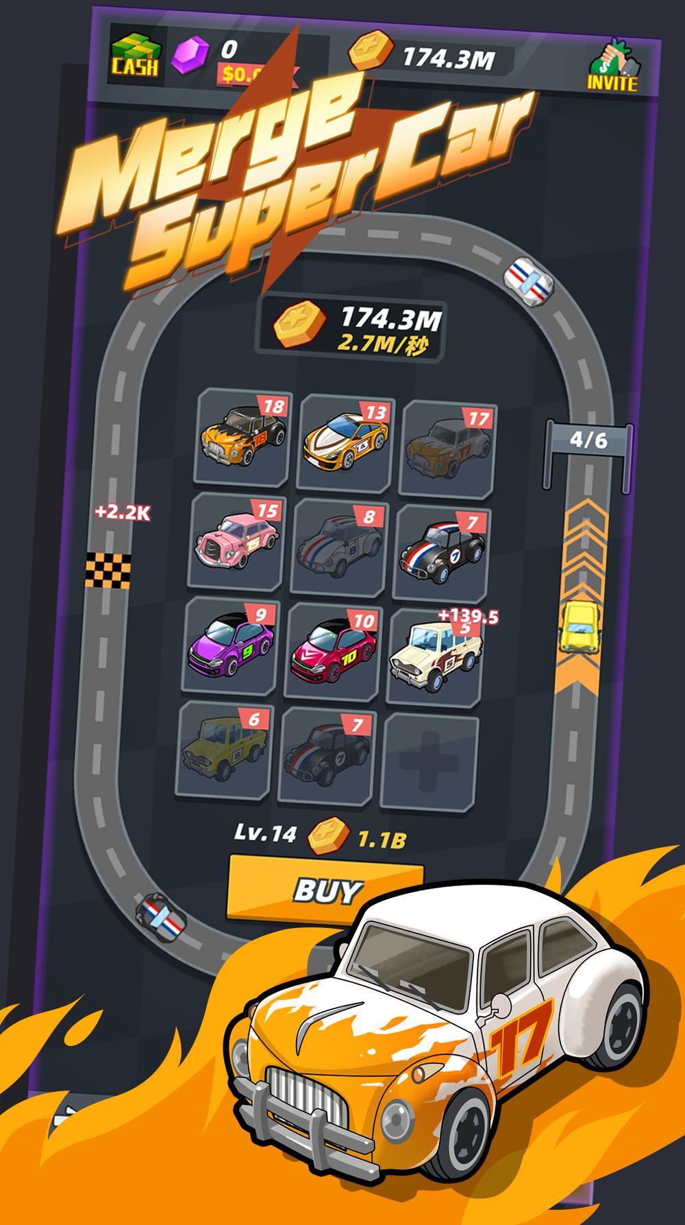 Screenshot of Merge Super Car