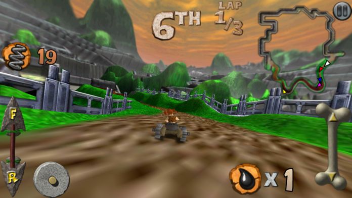 Cro-Mag Rally screenshot game