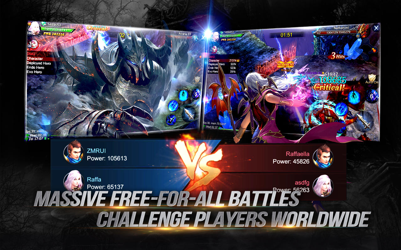 Goddess: Primal Chaos - MMORPG Game Screenshot