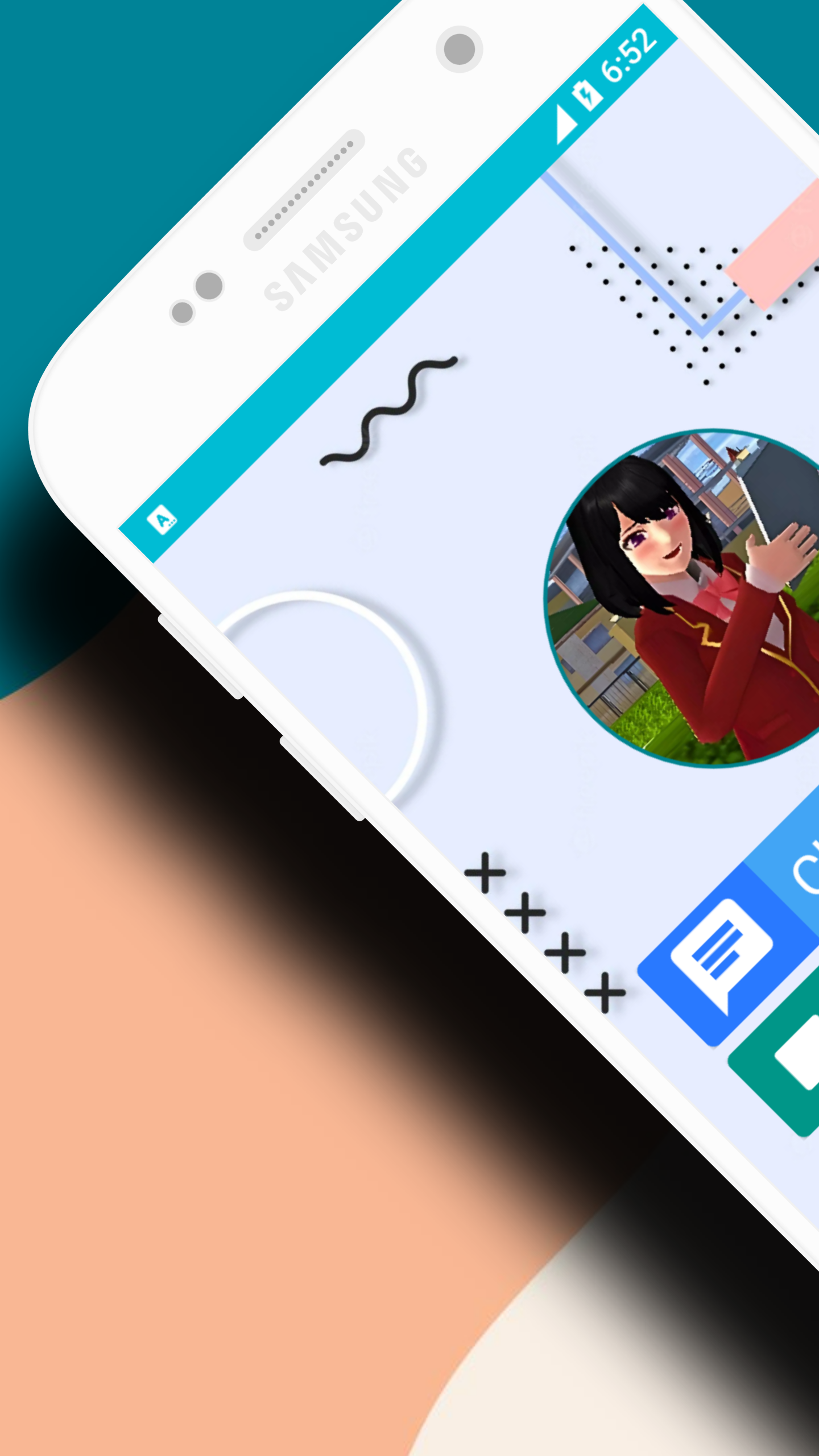 Sakura School Fake Chat Game Screenshot