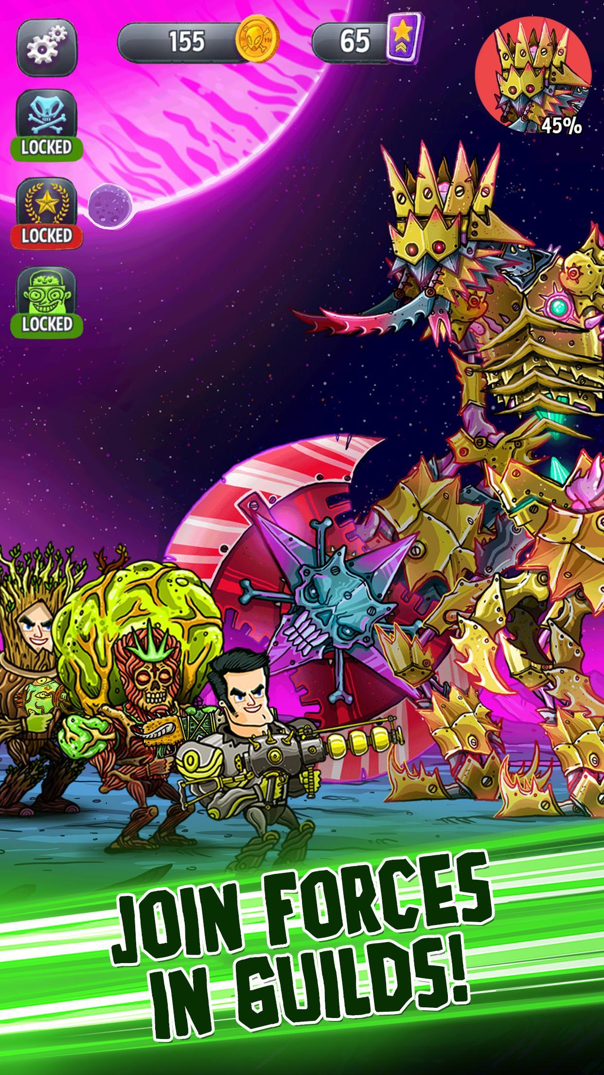 Tap Busters: Galaxy Heroes 遊戲截圖