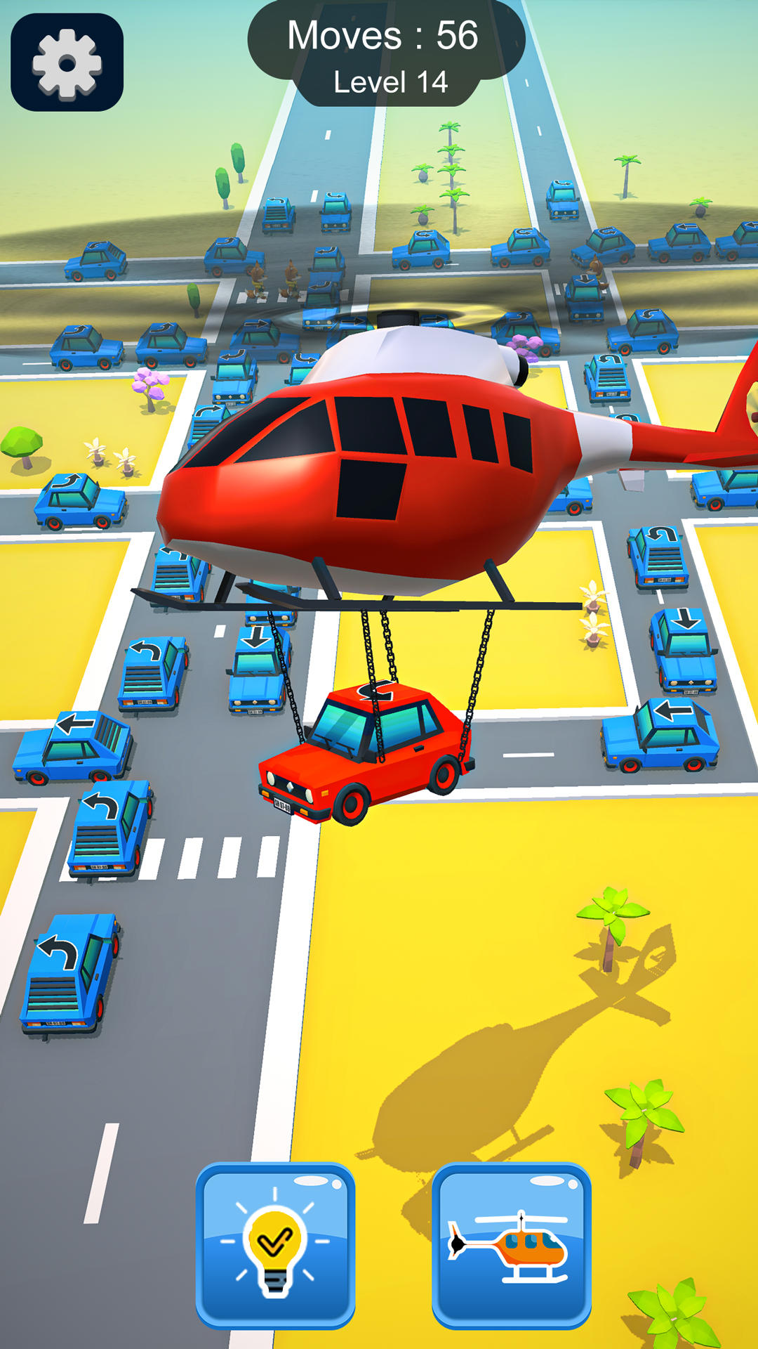 Traffic Car Escape Puzzle Game Game Screenshot