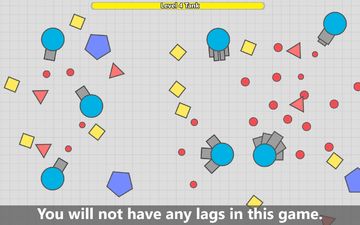 Captura de Tela do Jogo Diep.is - Tanks Diep Online