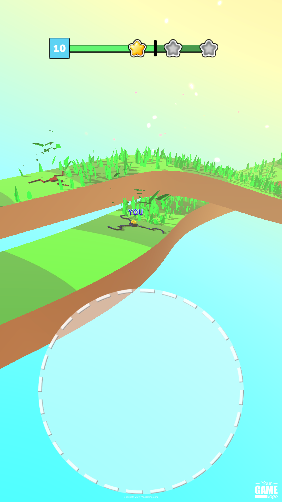 Draw Grass Cutter Game Screenshot