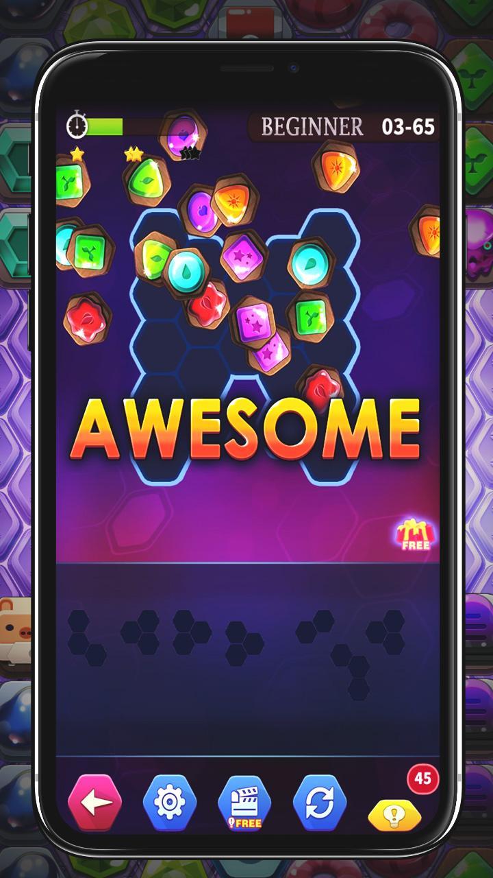 Hexa Puzzle Classic Game Screenshot