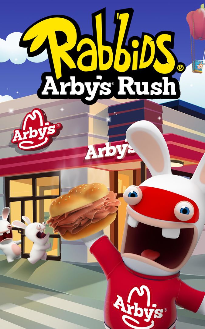 Rabbids Arby's Rush 게임 스크린 샷