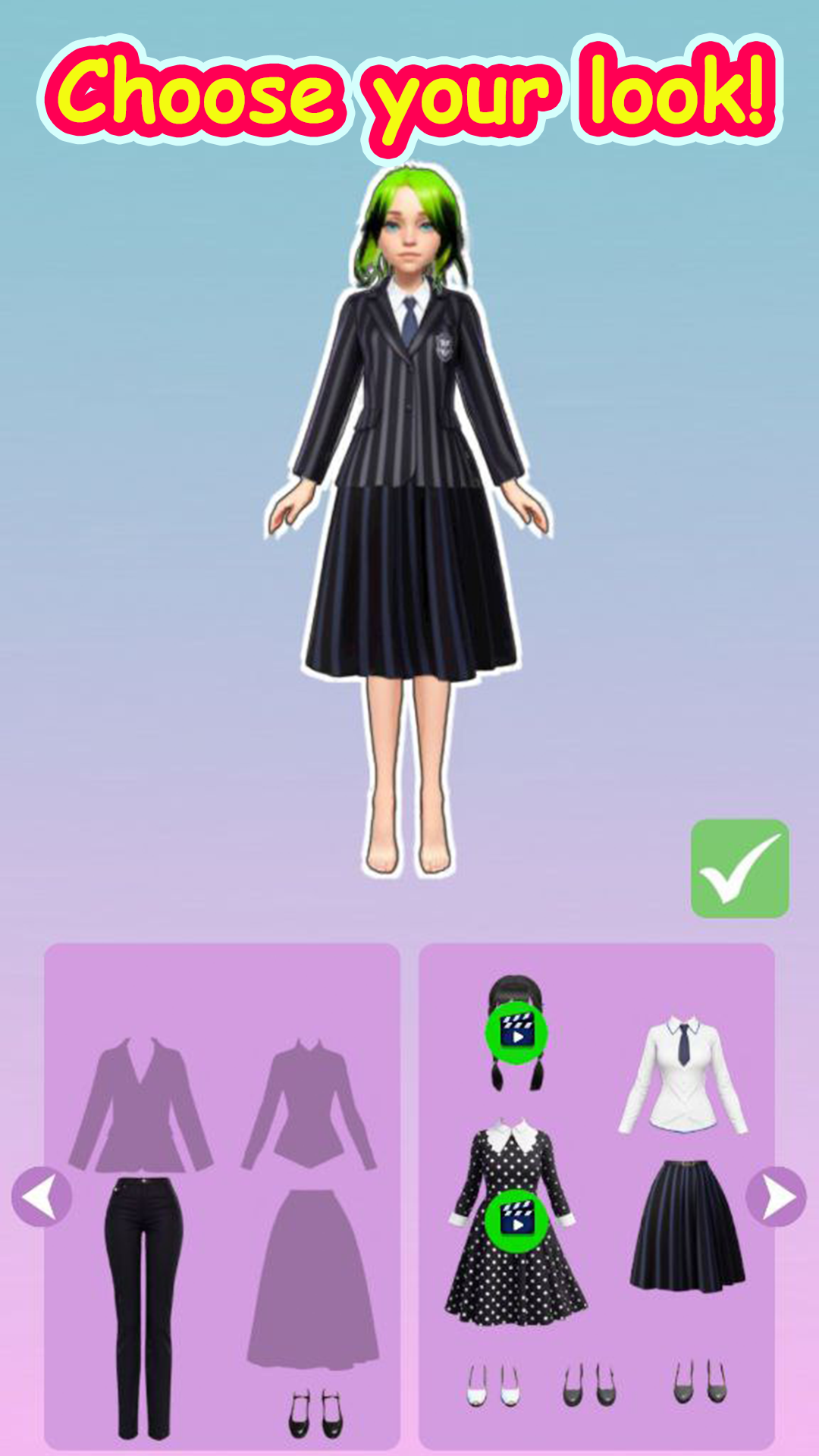 Скриншот игры DIY Paper Doll blogger Sims