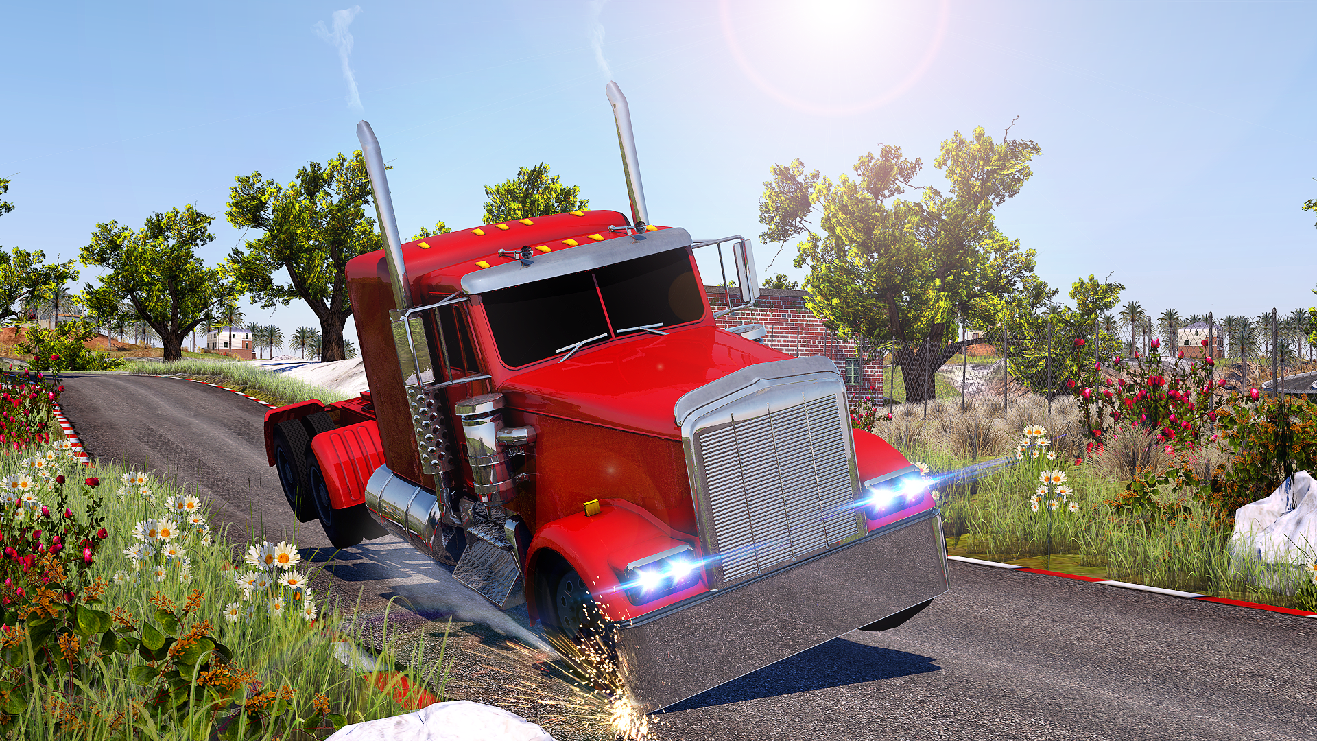 Truck Driver Rally Drift Game Screenshot