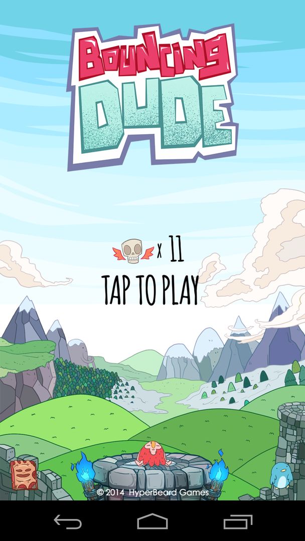 Bouncing Dude screenshot game