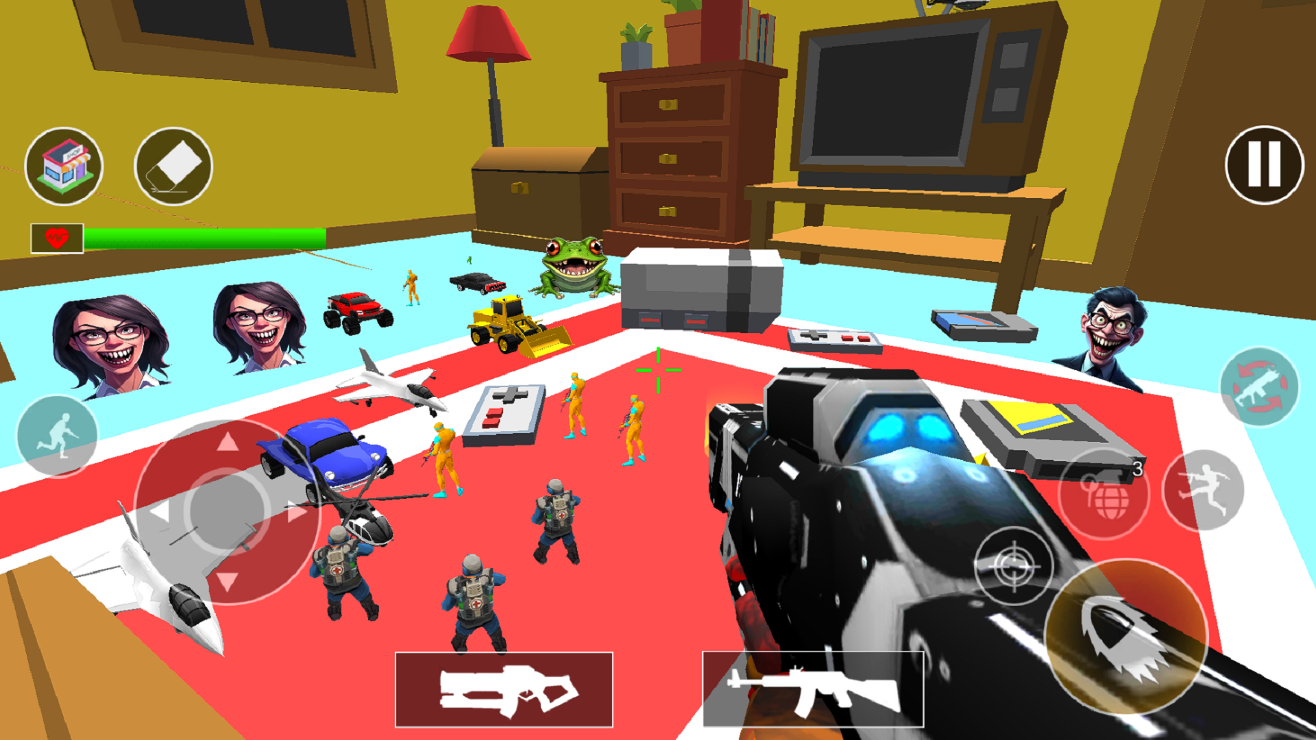 Cuplikan Layar Game Toy Strike Sandbox FPS Shooter