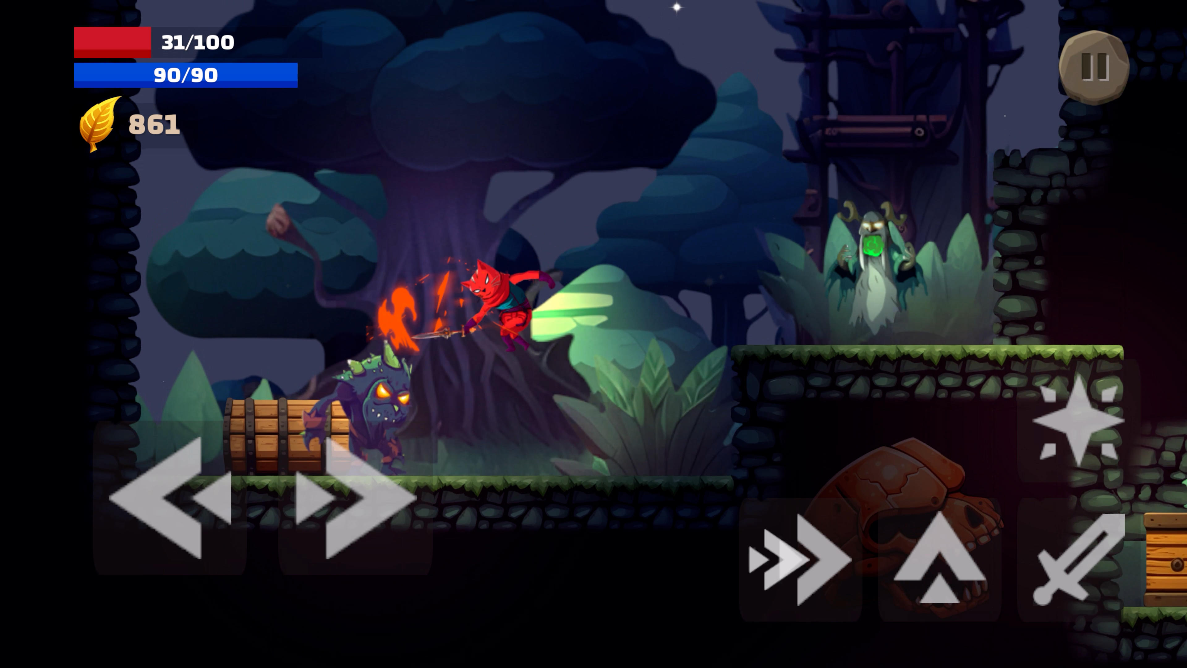 Cat Journey: Action Platformer screenshot game