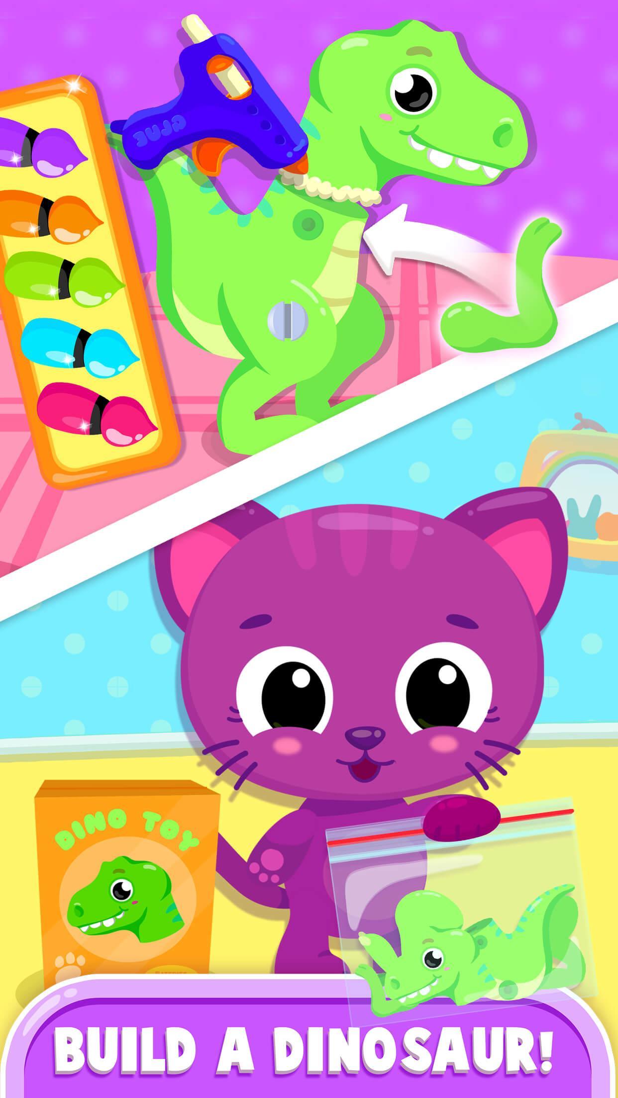 Cute & Tiny Toys - Doll, Dino, Car, Bear & Robot Game Screenshot