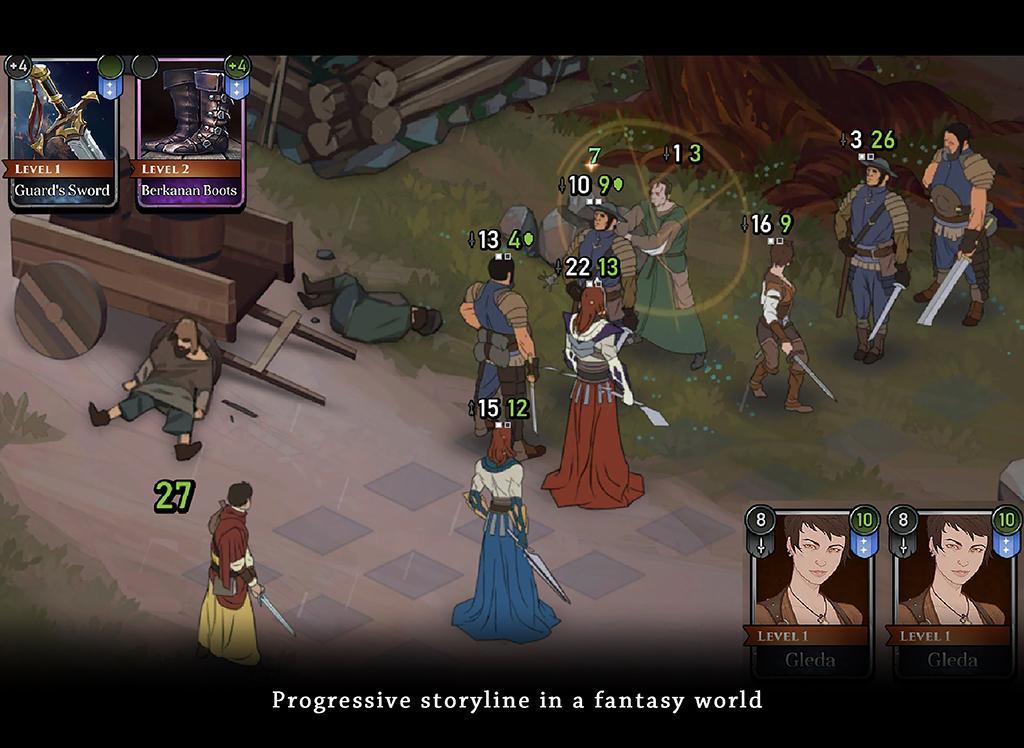 Screenshot of Ash of Gods: Tactics