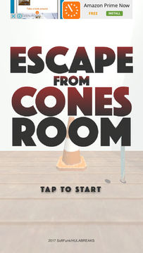 Escape from Cones Room Game Screenshot