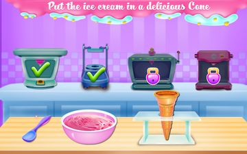 Fantasy Ice Cream Land Game Screenshot