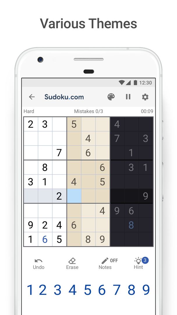 Screenshot of Sudoku.com - classic sudoku