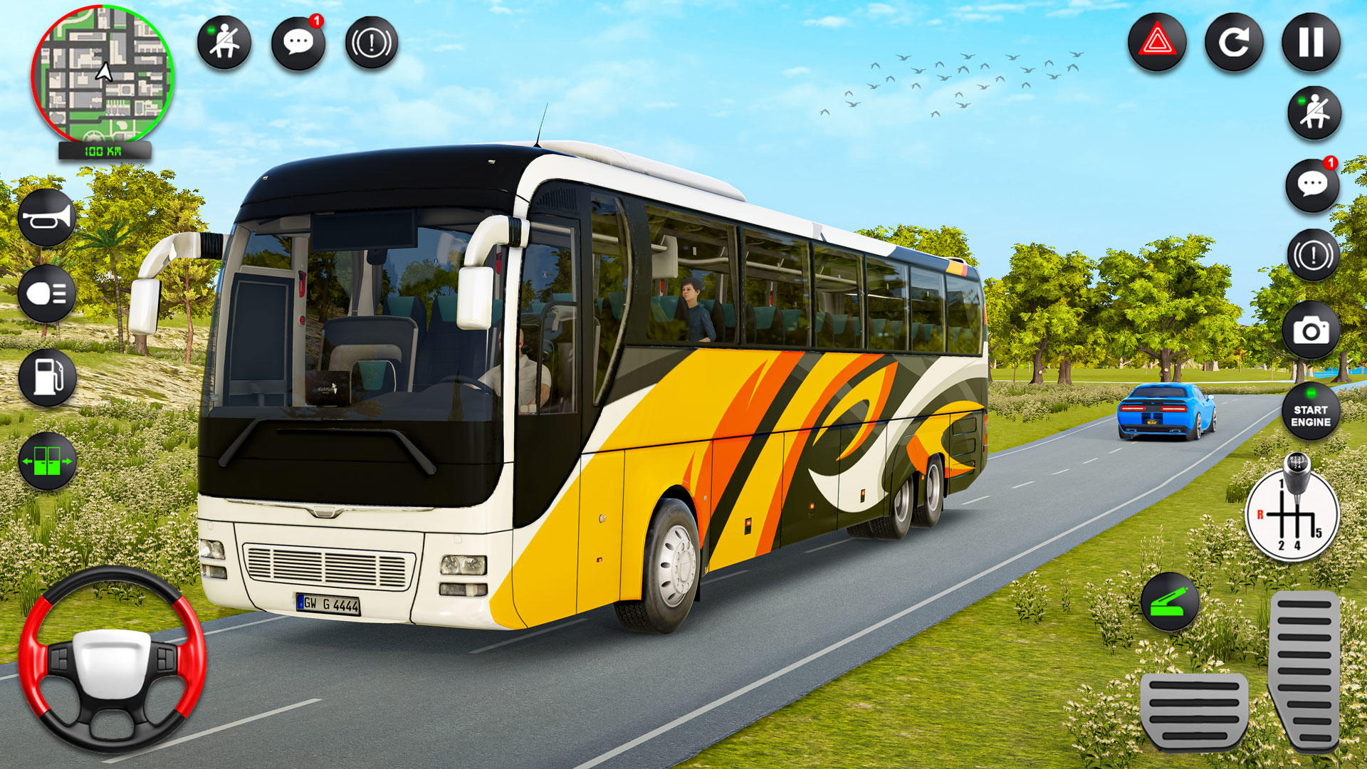 Play City Coach Bus Parking Adventure Simulator 2020