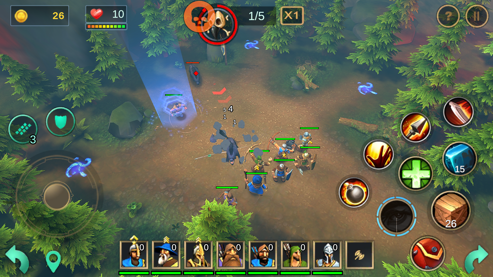 King's Knights Rush Game Screenshot
