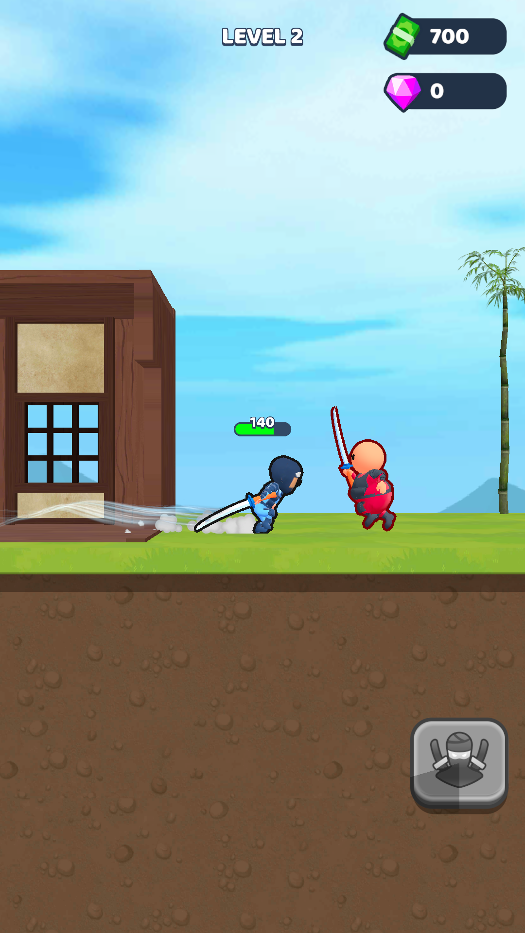 Ninja Strike Game Screenshot