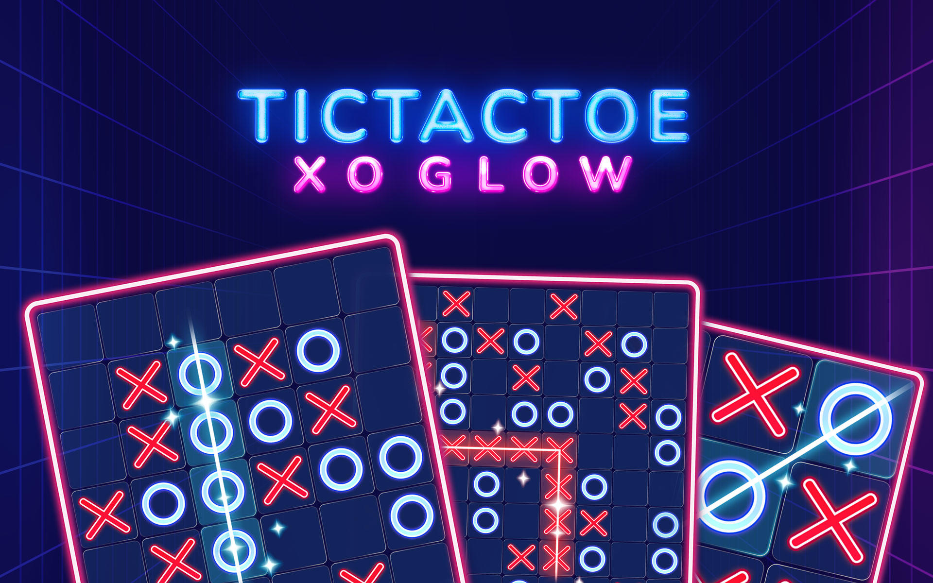 Tic Tac Toe Glow : XO Game